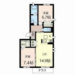 Casa Soleado【1階】の間取り