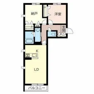 シャーメゾン Be One【0203号室】の間取り