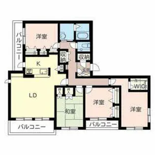 シャーメゾン Be One【0301号室】の間取り