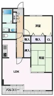 メイプル千里【2階】の間取り