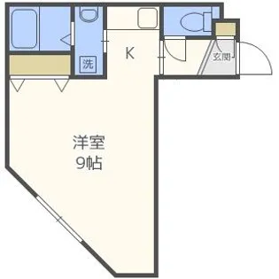 エヴァンスコート南1条【5階】の間取り