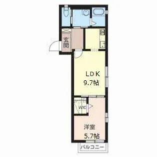 シャーメゾン鈴蘭台駅前【0201号室】の間取り