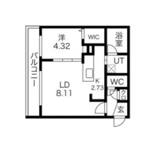 北海道札幌市西区八軒三条西2丁目【マンション】の間取り