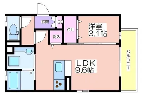 NEO大東【2階】の間取り