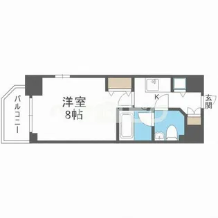 アーデン京町堀ウエスト【10階】の間取り