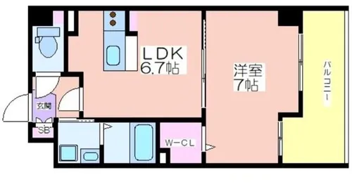 石塚ハイム【3階】の間取り
