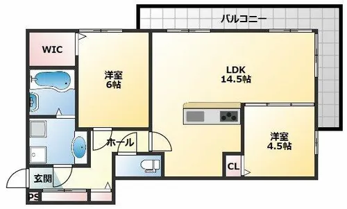 D-ROOM御厨中【301号室】の間取り