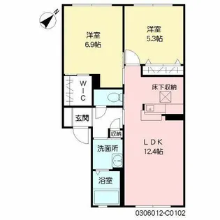 スクーデリア2006 C棟【1階】の間取り