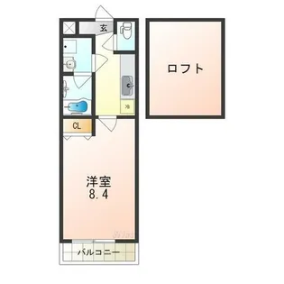 フィオーレ 東上野芝【2階】の間取り