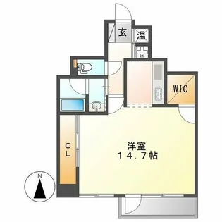 セントレイクセレブ徳川【601号室】の間取り