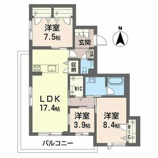 ALNEST【0306号室】の間取り