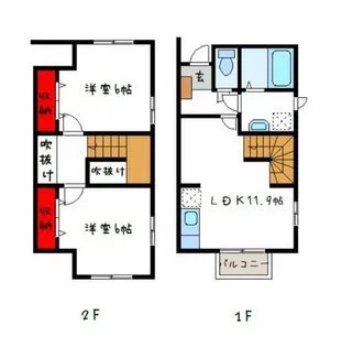 エスポワールⅢ【1階】の間取り