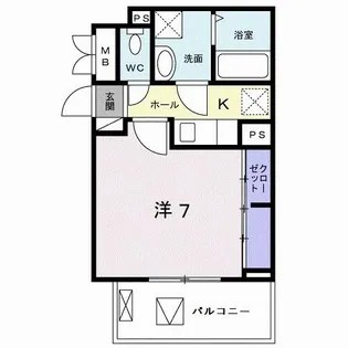 ココ コンテ【3階】の間取り