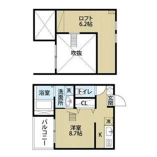 シェリール本陣【1階】の間取り