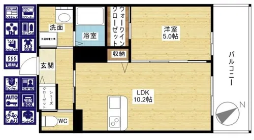 SUITE TERRACE RELIER【1階】の間取り