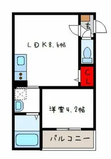 Luce Prima【3階】の間取り