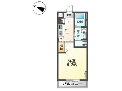 TAAMOSU CREST【201号室】の間取り