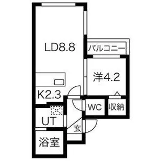グランドライン【4階】の間取り