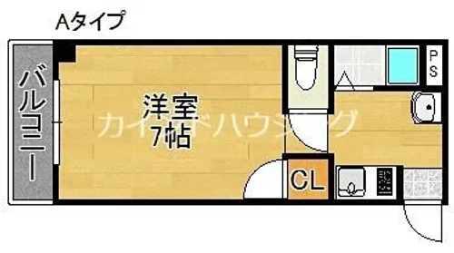 パールシティマンション玉出【1階】の間取り