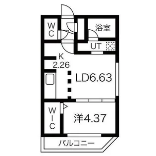 effect南4条【4階】の間取り