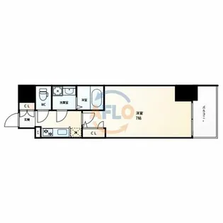 S-RESIDENCE堺筋本町Deux【15階】の間取り