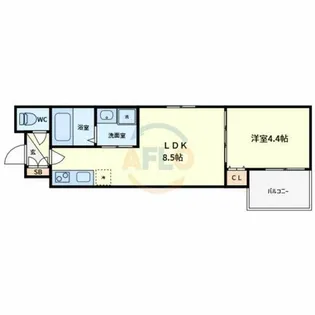 corallo あびこ【1階】の間取り