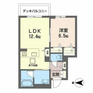 シャトードール リュミエール【0102号室】の間取り