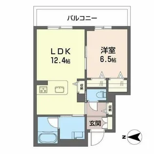 シャトードール リュミエール【0302号室】の間取り