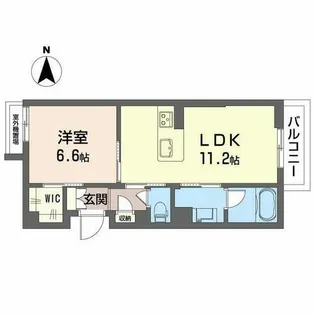 シャーメゾンアイメール【0303号室】の間取り