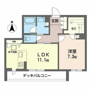 シャーメゾンアイメール【0101号室】の間取り