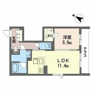 Jam【0103号室】の間取り