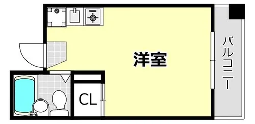 茨木ロイヤル【505号室】の間取り