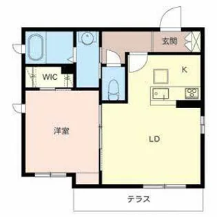 ソレイユ新森【0101号室】の間取り