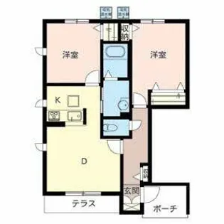 Sun Court 美原 II【0101号室】の間取り