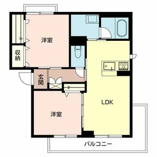 メゾン・ド・シャンス【0302号室】の間取り