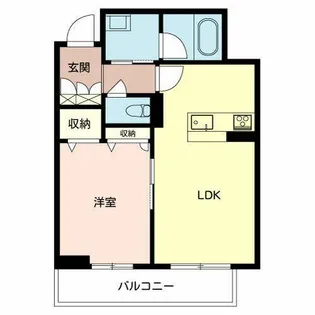シャーメゾン 絆【0302号室】の間取り