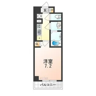 COCO-SURFRIDER【6階】の間取り