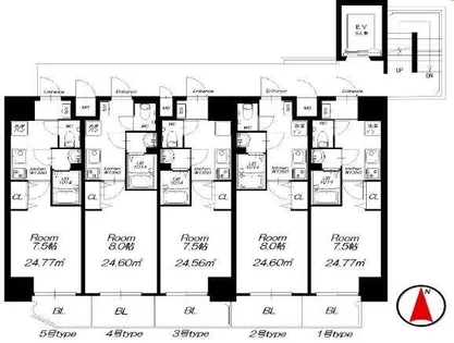 MARKST鶴見【2階】の間取り