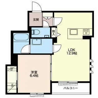 ラ レフィーノ【0201号室】の間取り