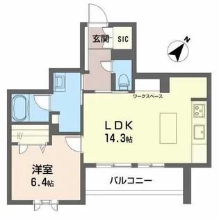 ペルテ 本山【0103号室】の間取り