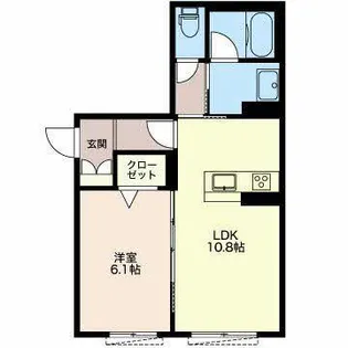 TERASS八田【0101号室】の間取り