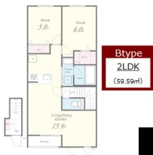 Acqua Valle(アクア ヴァーレ)【1階】の間取り