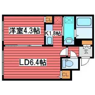 アルページュ【402号室】の間取り
