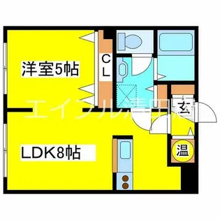 R-FREE真栄21【202号室】の間取り