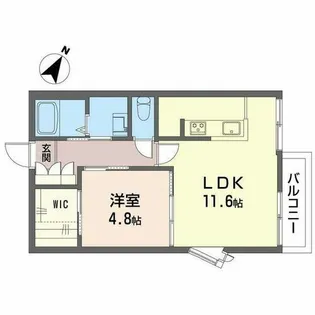 アーバンハイツ【0201号室】の間取り