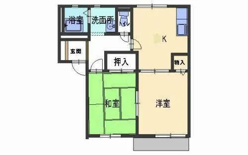 ミッシェル【0101号室】の間取り