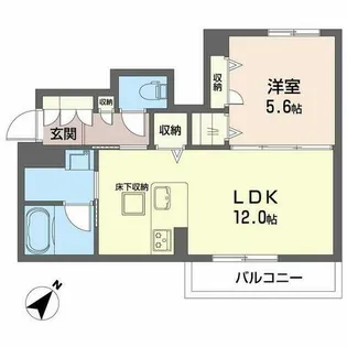 山陵プラザビー【0101号室】の間取り