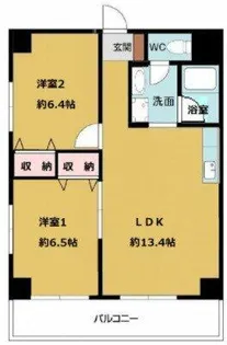 アルカディアイン【7階】の間取り