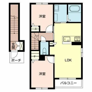 シャーメゾンランフォス【0205号室】の間取り