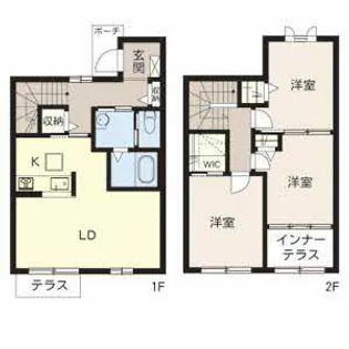 樵風館【A003号室】の間取り